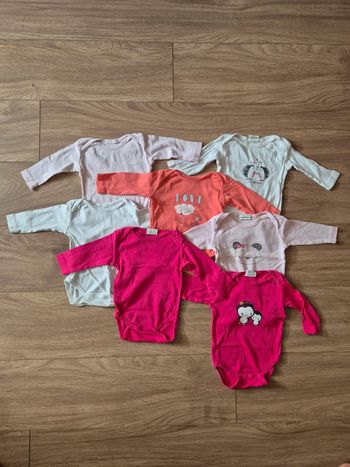 Lot de 6 bodys 3 mois