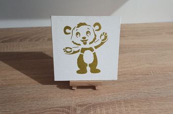 Toile ours (doré)