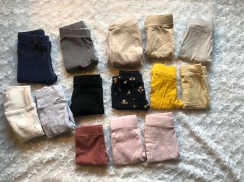 Lot leggings fille