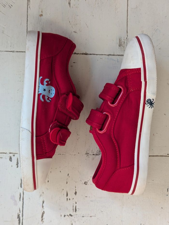 Baskets rouge Verbaudet taille 30 - Comme neuves - photo numéro 7