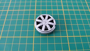 Jante arrière pièce détachée miniature Burago Renault Megane Sport 1/18 1/18e 1/18ème #B52