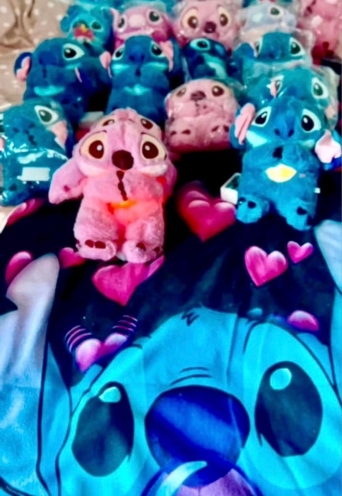 Stitch ou Angel veilleuse lumineuse mélodieuse qui respire - photo numéro 2