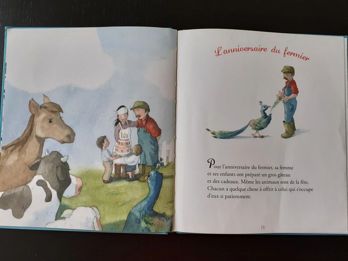 3 Histoires à lire avec papa et maman: les animaux de la ferme - TBE - photo numéro 5