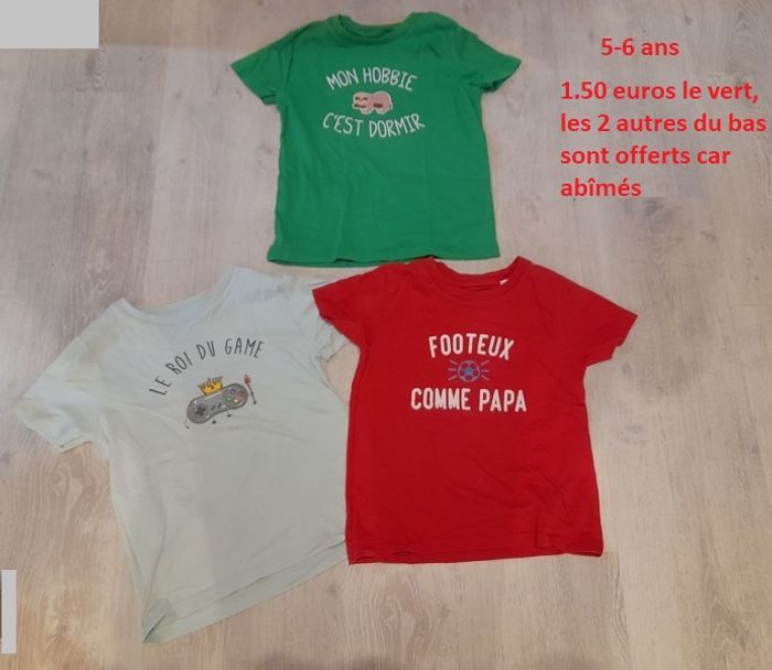 Lot de t shirts 5 ans garçon - photo numéro 3
