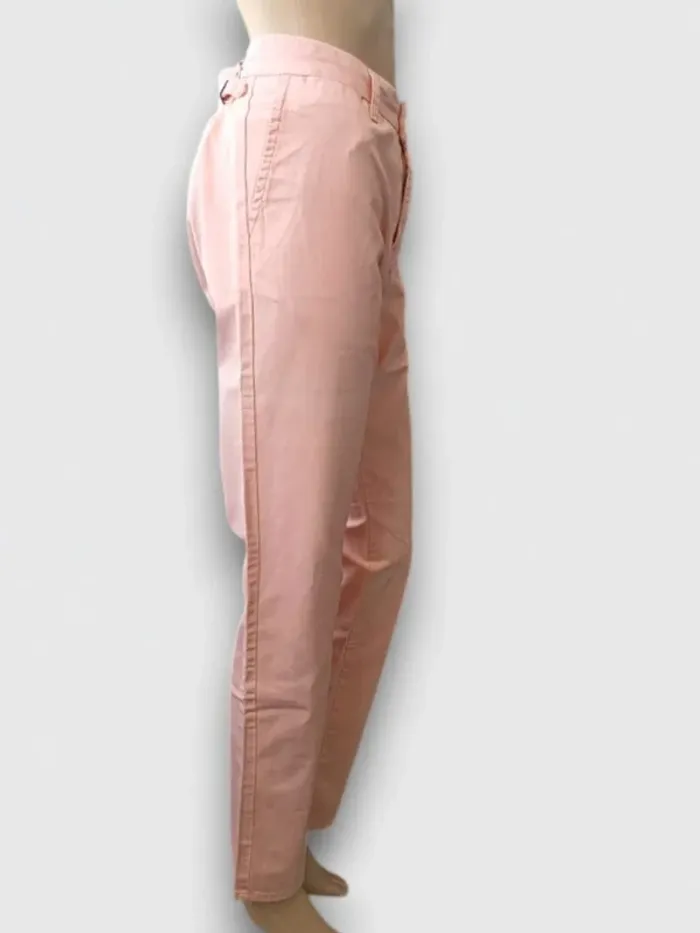 Pants Scotch & Soda coupe droite ,taille haute , lin et coton - photo numéro 3