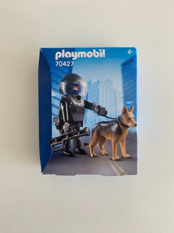 Playmobil City Action 70427 - Le policier des forces spéciales avec son chien