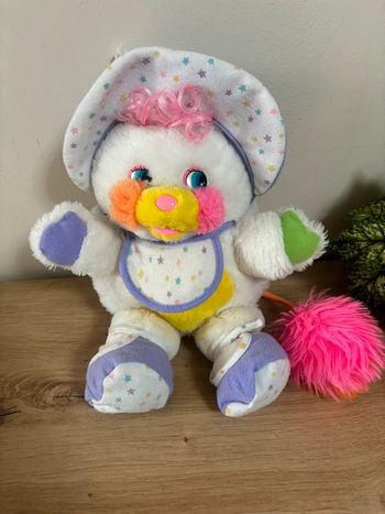 Superbe peluche vintage popples bébé bibsy 1986