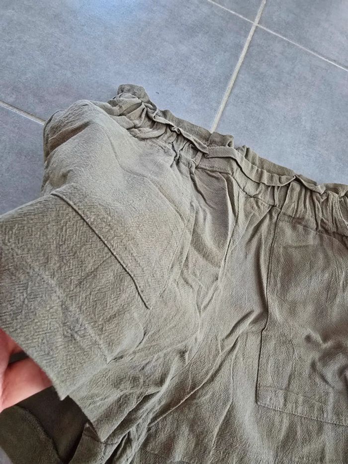Short kaki taille haute - photo numéro 2