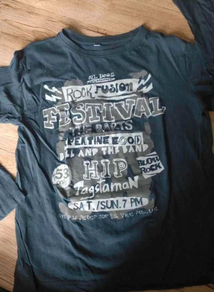 T-shirt manches longues 12 ans - photo numéro 2