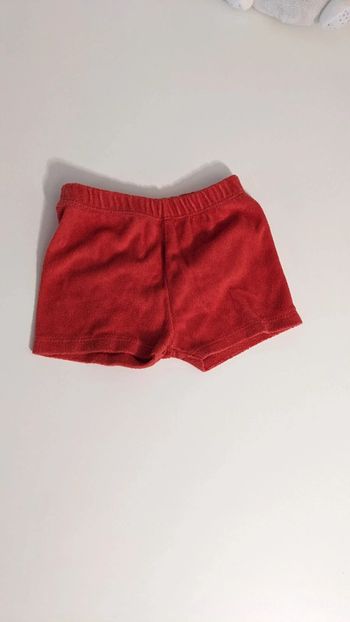 Short Rouge Vertbaudet 12 Mois
