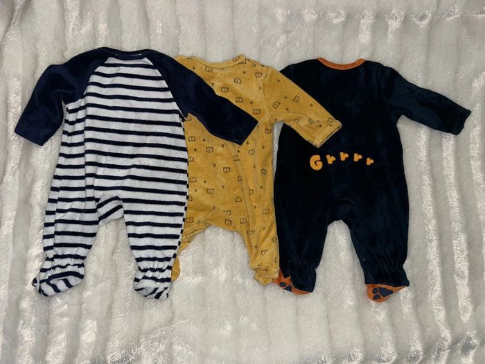 3 pyjamas polaire une pièce - photo numéro 5