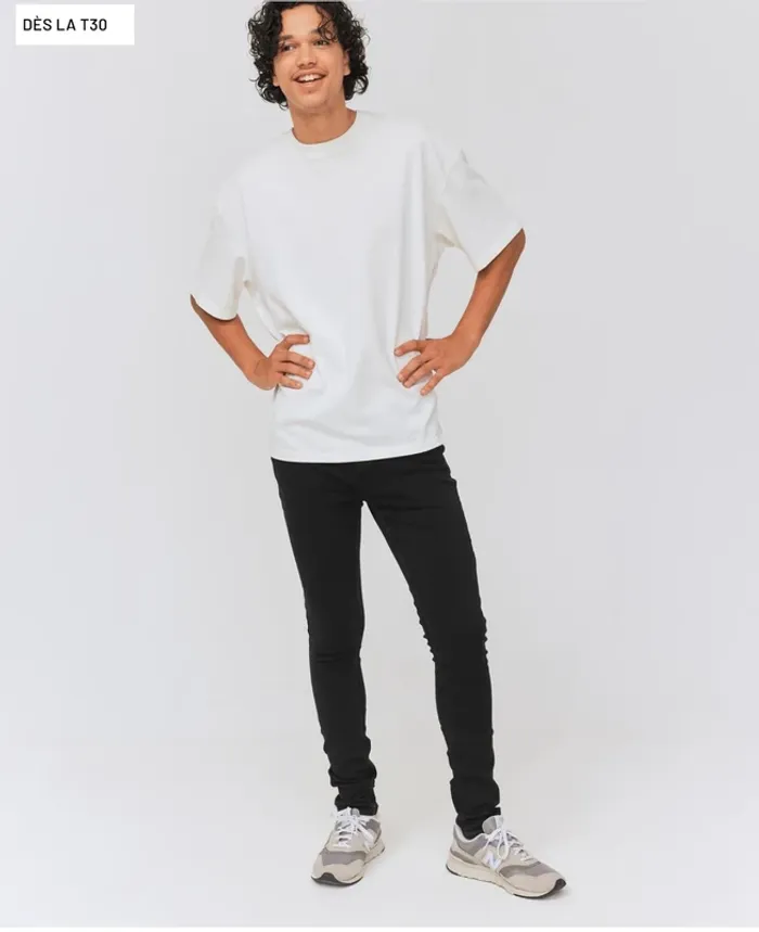Jean Skinny BZB Homme - Noir Basique - Taille 40 / M - Neuf avec Étiquette - Valeur 15€ - photo numéro 2