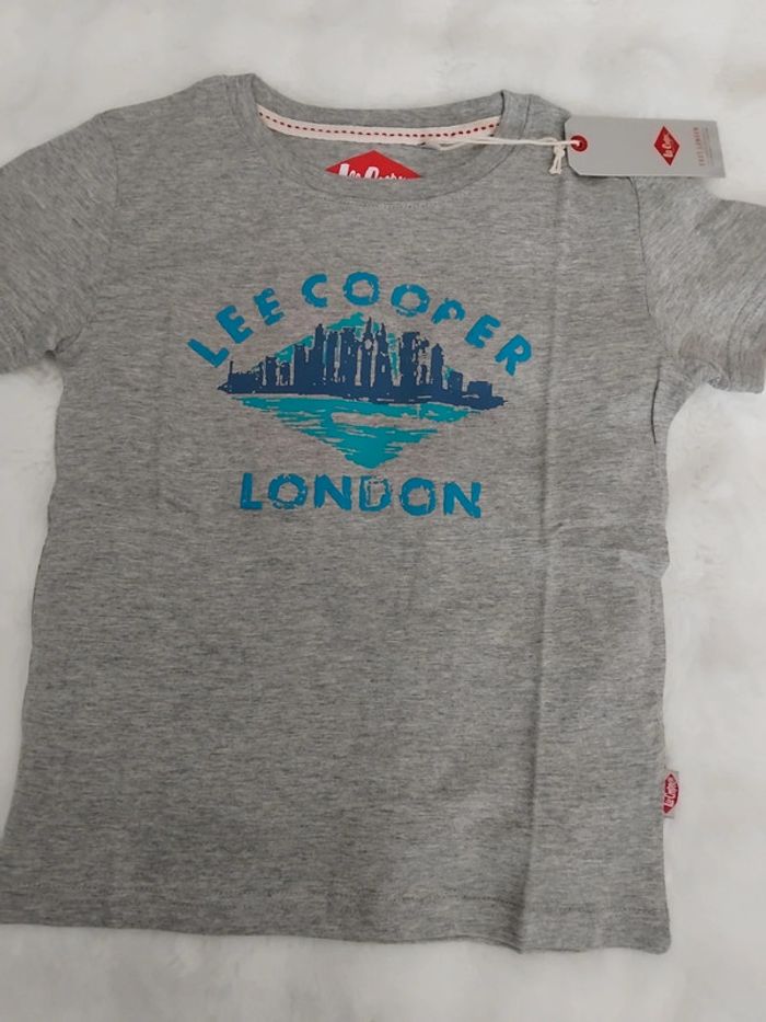 Tee-shirt Lee Cooper gris, 8 ans