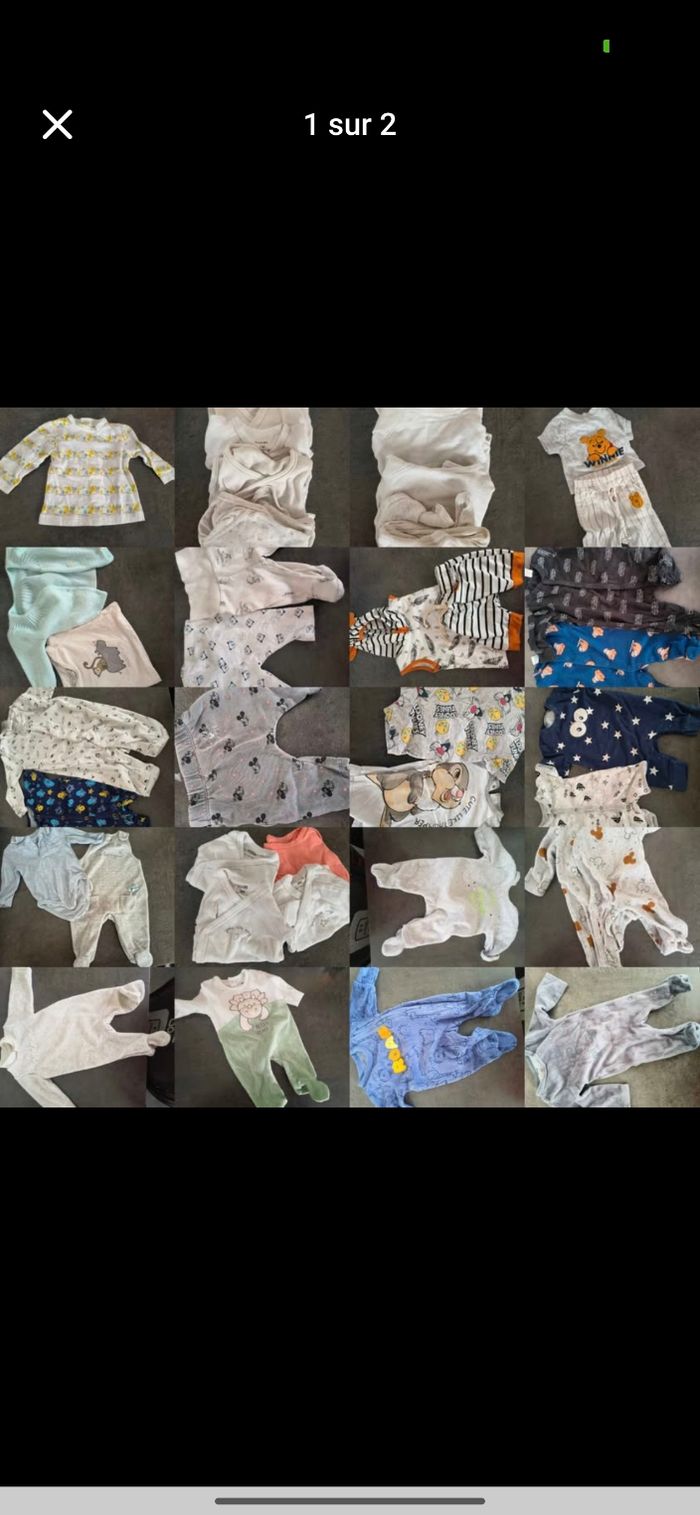 Lots vêtement 1 mois - photo numéro 2