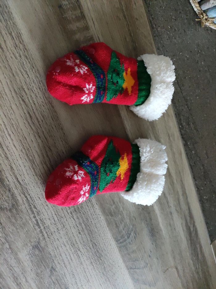Chaussons de Noël 6/12 mois
