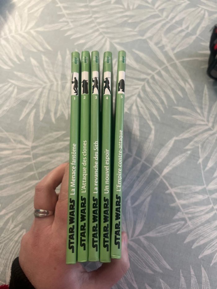 Star Wars bibliothèque verte tomes 1 a 5