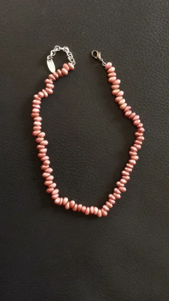 Collier ras du cou avec bracelet assorti