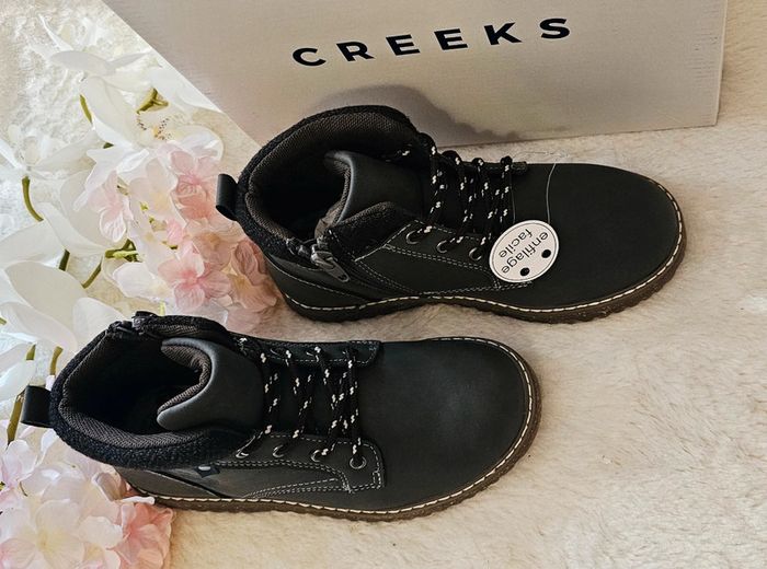 Bottes Bottines Zip Enfilage Facile Creeks T33 - photo numéro 3