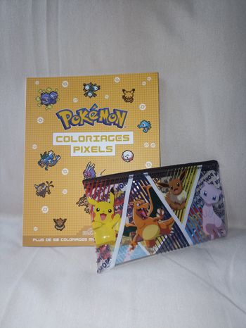Lot papeterie pokemon