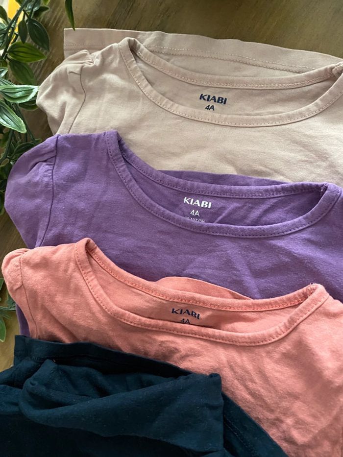 Lot maillot de corps fille 4 ans - photo numéro 2