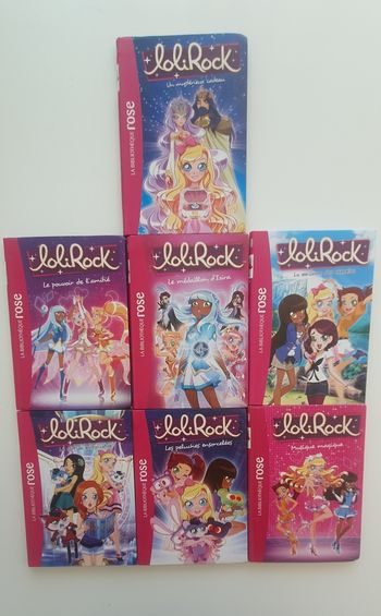 Lot de 7 livres  LoliRock