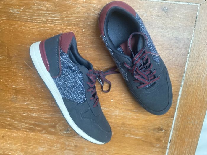 Baskets tweeds bleu marine 36 tape à l'œil - photo numéro 6