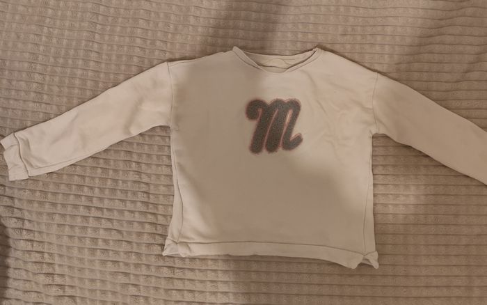 Ensemble fille 4-5 ans Mango + Tex – sweat + legging polaire – très bon état - photo numéro 3