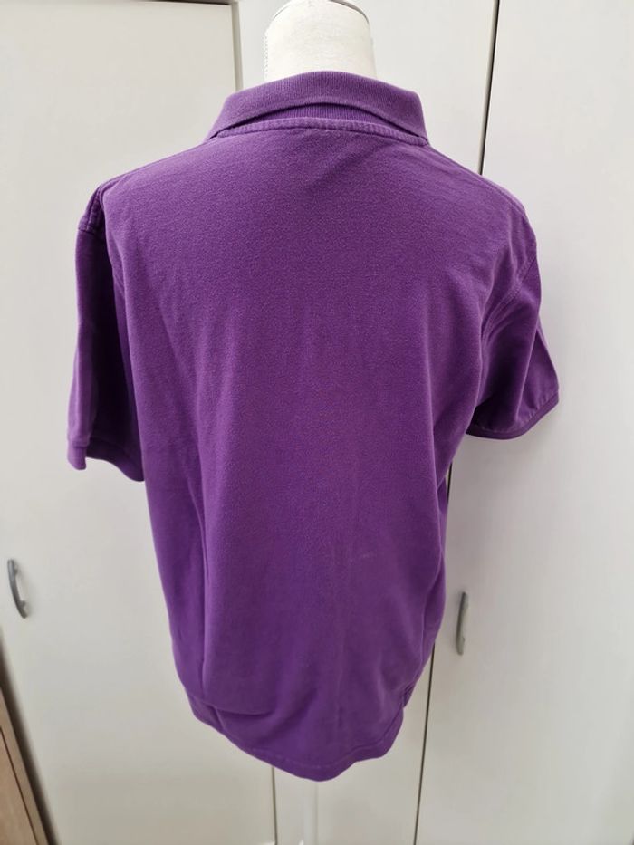 Polo T-Shirt Violet - photo numéro 3