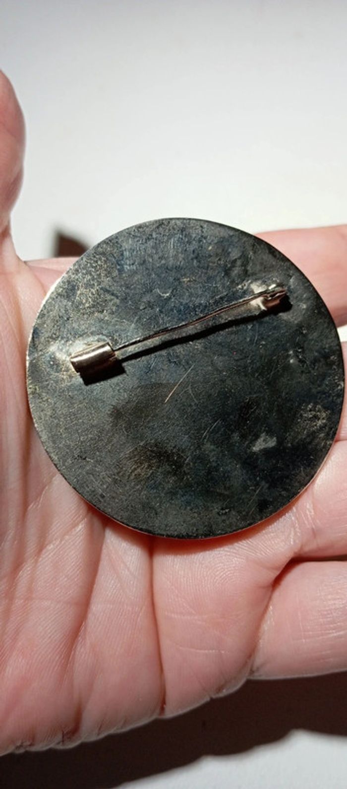 Broche ancienne ronde - photo numéro 5