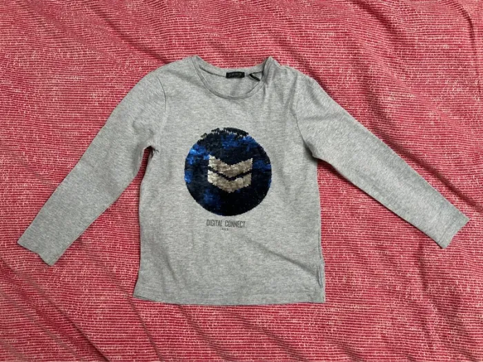 T shirt garçon 5 ans ikks avec sequins - photo numéro 7
