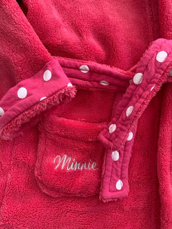 Peignoir chaud fuchsia Disney taille 2/3 ans - photo numéro 5