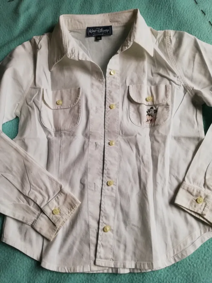 Chemise blanche fille