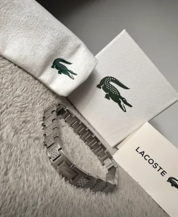Bracelet Lacoste métropole argent