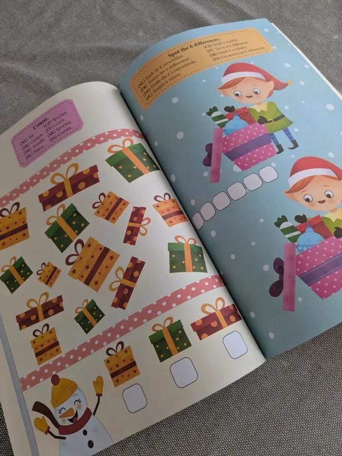 Livre de coloriage et d'activités de Noël NEUF - photo numéro 5
