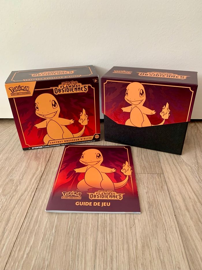 ETB - Coffret Dresseur d’Élite Flammes Obsidiennes (vide)