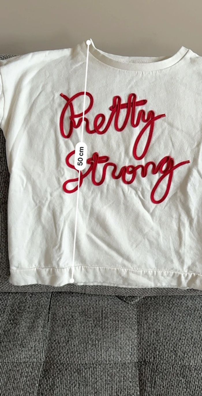 Sweat-shirt femme Springfield blanc - photo numéro 9