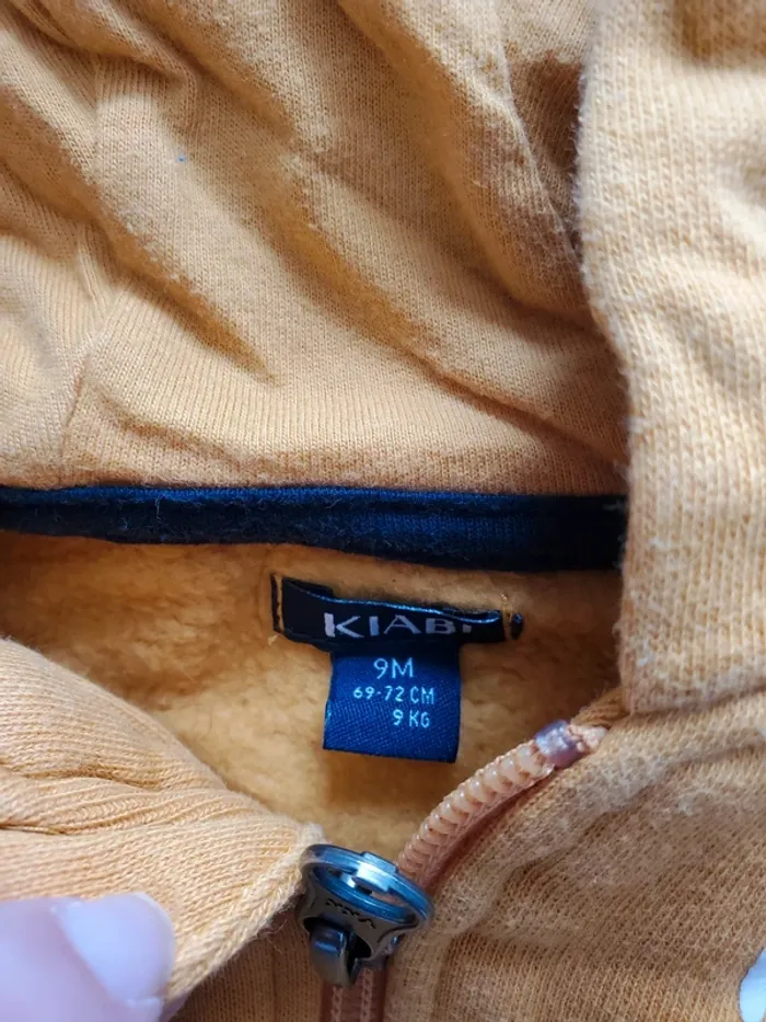 Veste à capuche 9 mois - photo numéro 3