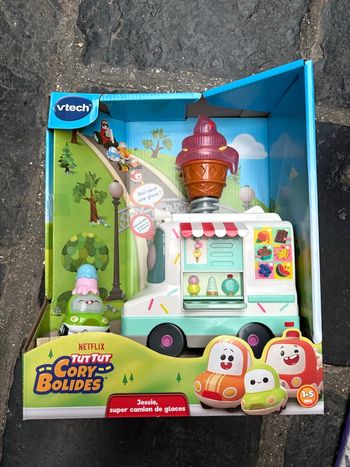 Super camion de glaces Jessie Tut tut  Cory bolides