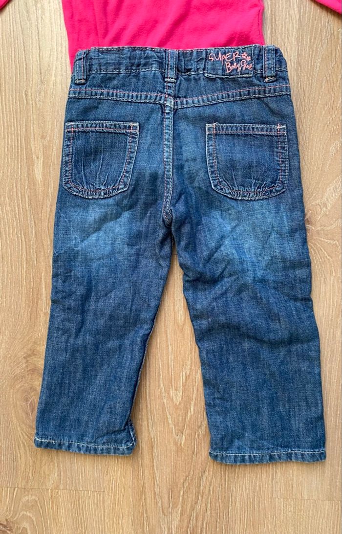 Ensemble bébé fille body et pantalon 18 mois - photo numéro 7