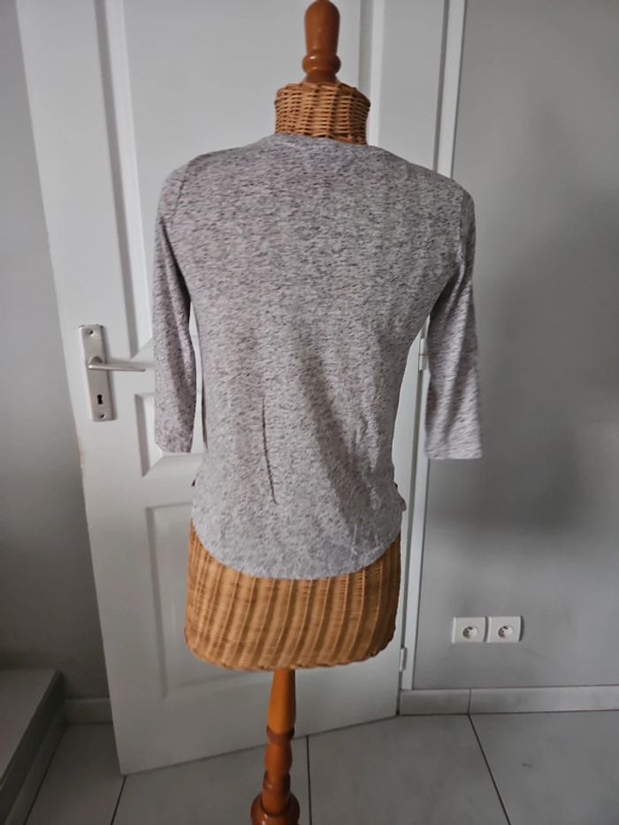 T-shirt manches 3/4 berska taille S u45 - photo numéro 5