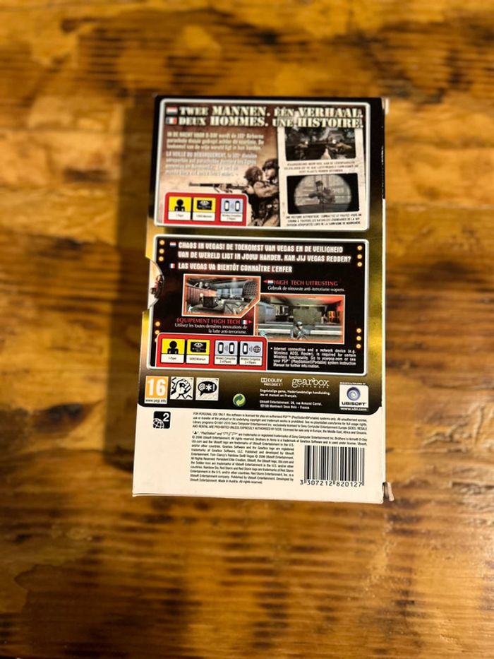 Pack 2 jeux PSP Tom Clancy’s Rainbow Six Vegas + Brothers in Arms D-Day – Très bon état - photo numéro 5