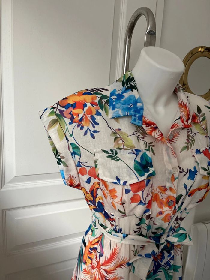 Combinaison short fleuri - photo numéro 3