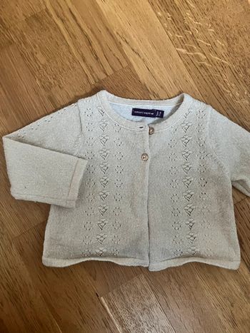 Gilet doré 9mois