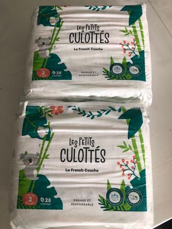 Couches les petits culottés taille 2 le lot