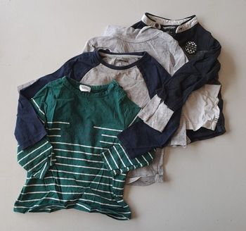 Lot tee-shirt manche longue 2 ans