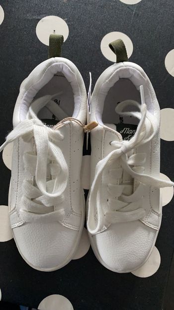 Baskets blancs mango 31 neufs