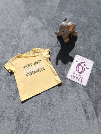 Tee-shirt manches courtes 6 mois