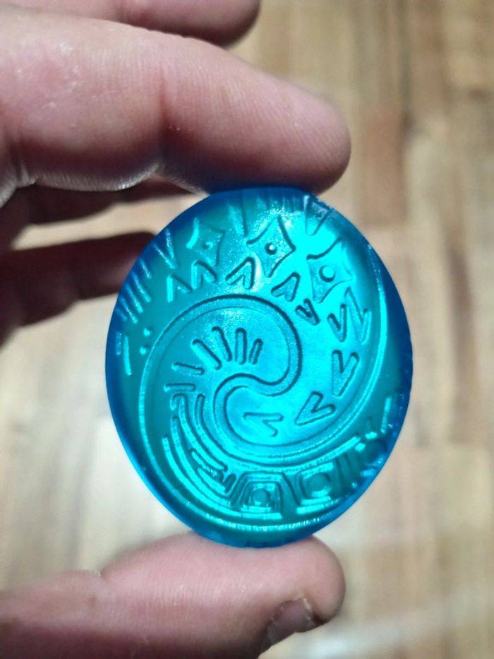 Vaiana Moana Pierre bleu cœur de te fiti