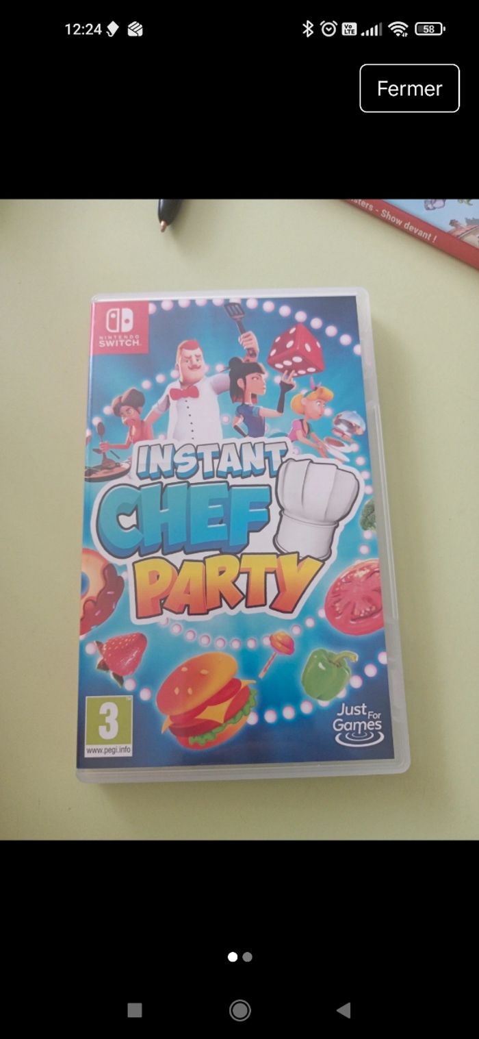 Jeux Switch chef party