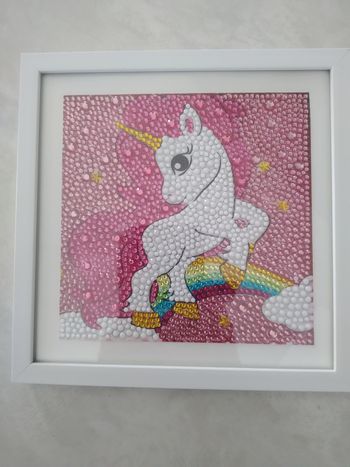 Petit tableau en broderie diamant pour enfant 